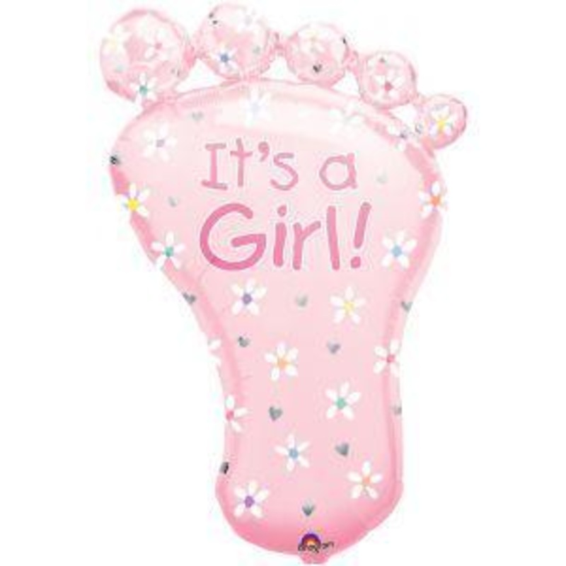 32" Its A Girl Foot