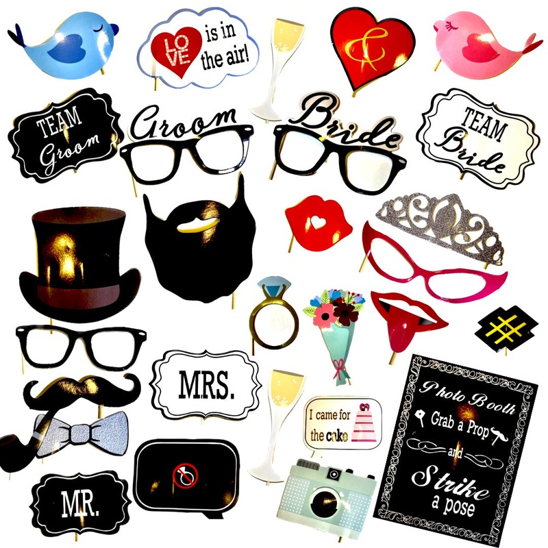 Bride To Be Props For Bachelorette Party - Wedding Celebration Photo Props