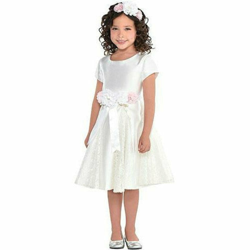 Flower Girl Headband & Sash Accessory Kit 2pc