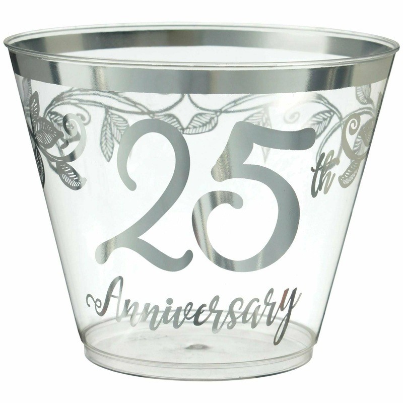 Happy 25th Anniversary Tumblers