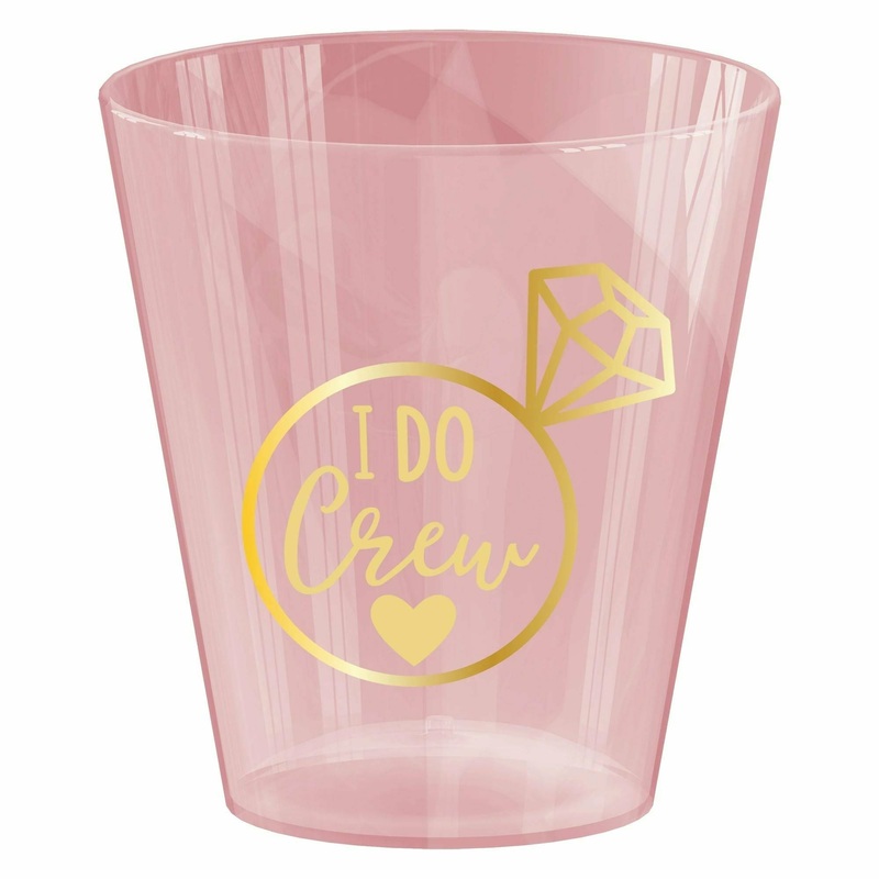 I Do Crew Bachelorette Shot Glasses