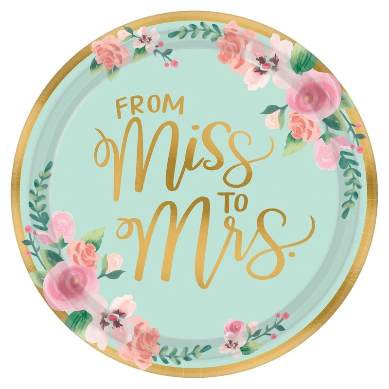 Mint To Be Wedding Banquet Plates, 8ct