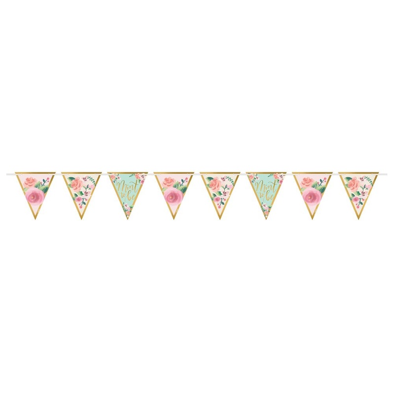 Mint To Be Wedding Pennant Banner