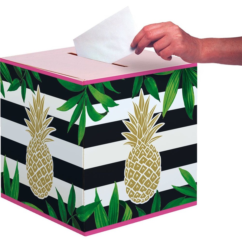 Pineapple Wedding Card Box