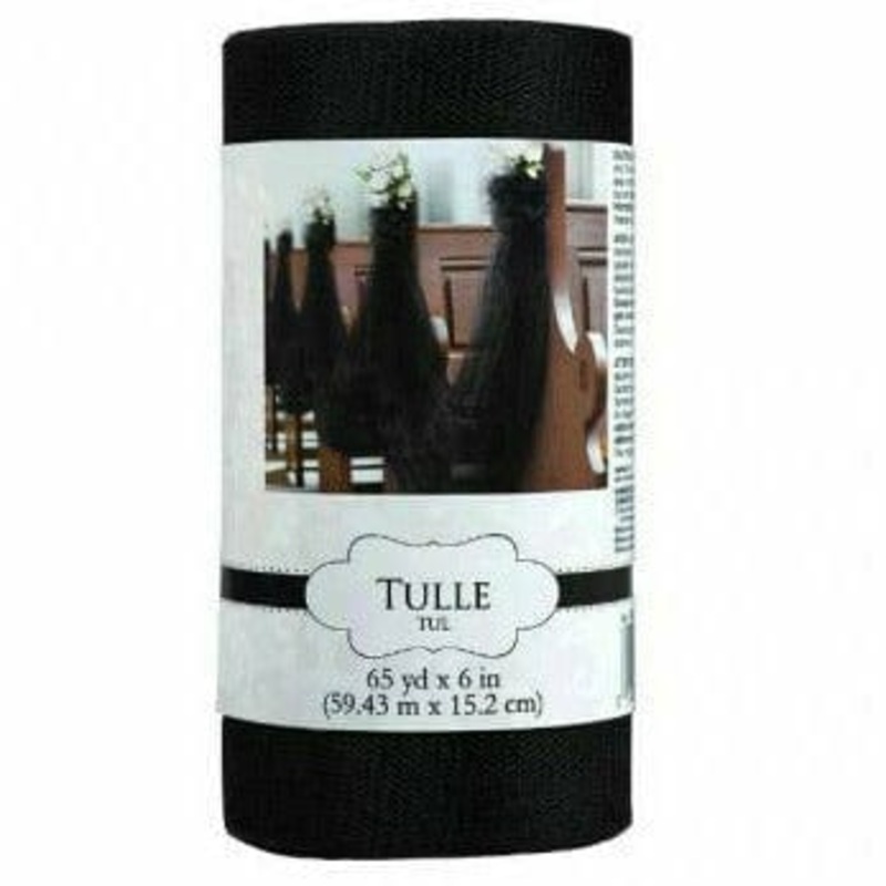 Tulle Spool Jet Black