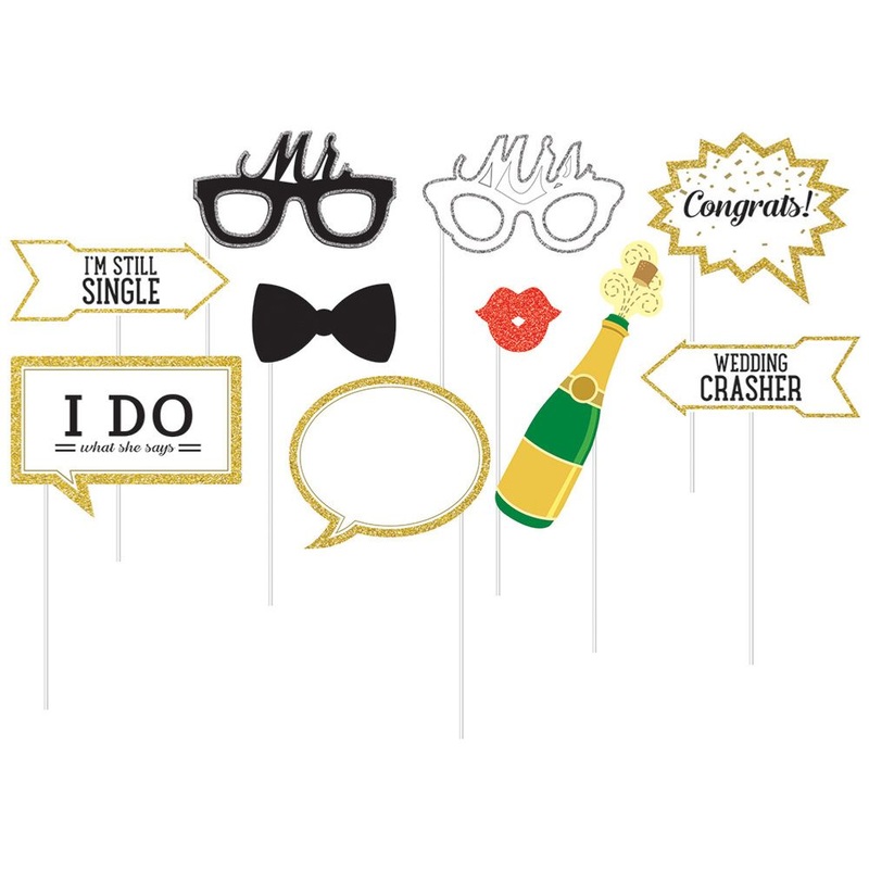 Wedding Photo Props (10ct)