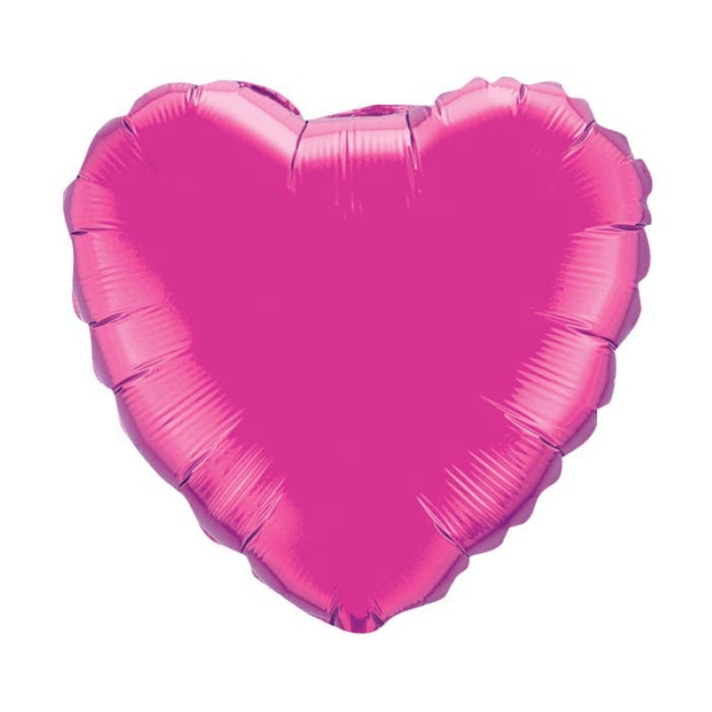 18" MAGENTA Heart