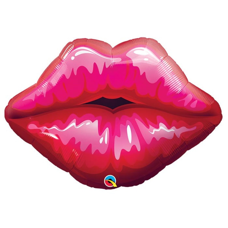 30" BIG RED KISSES
