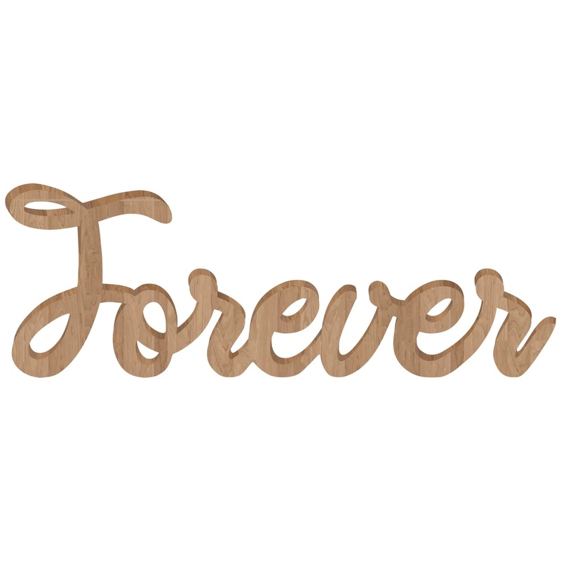 Forever Wedding Table Sign