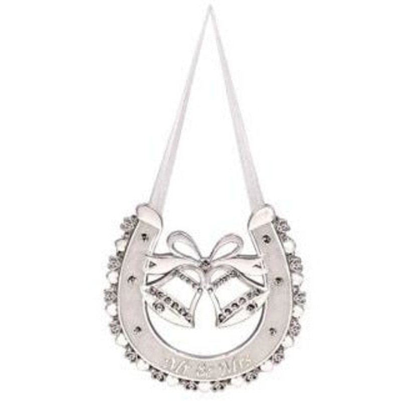 Mr And Mrs Wedding Day Horse Shoe