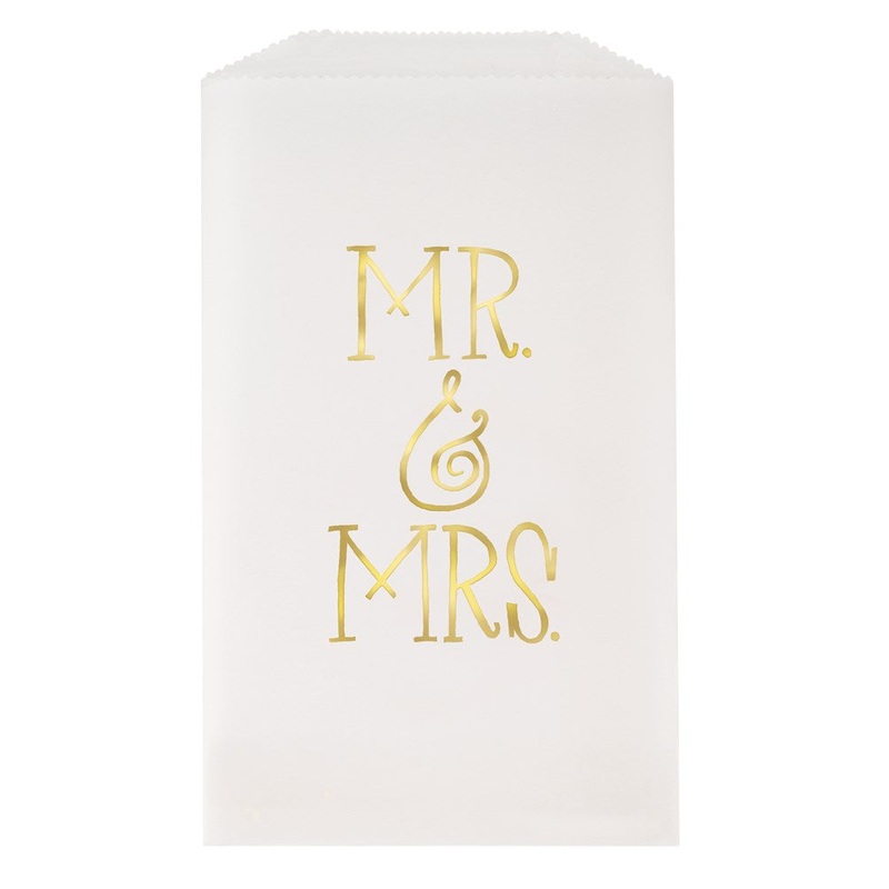 Mr Mrs Wedding Treat Bag 8ct