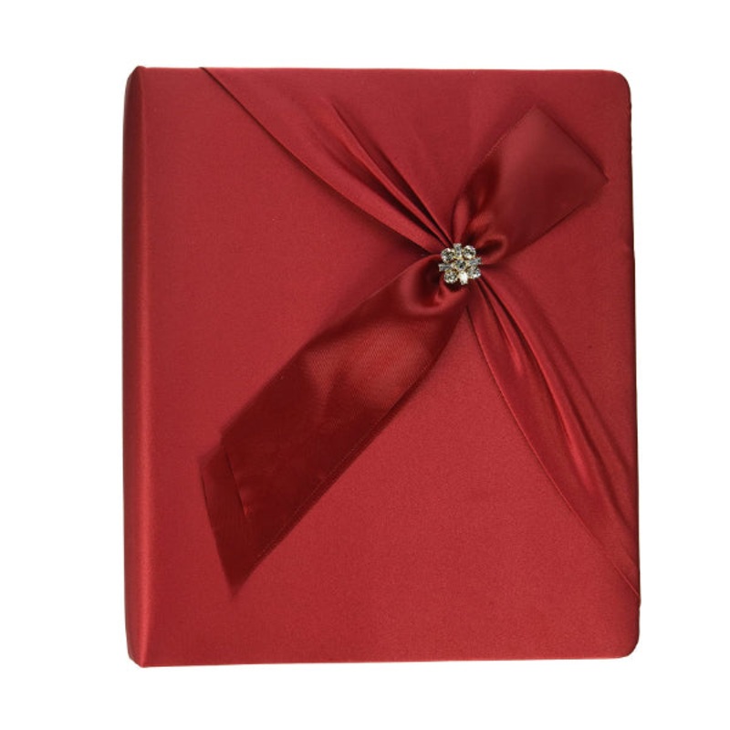 Scarlet Claret Wedding Scrapbook