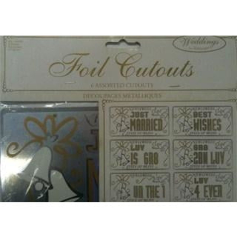 Wedding Foil Cutouts