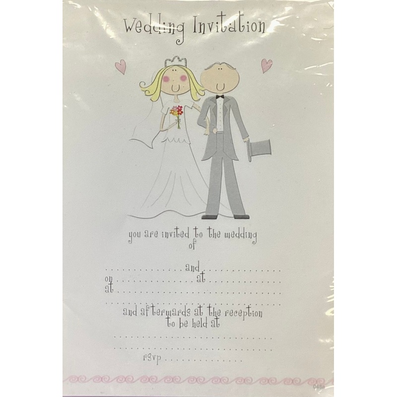 Wedding Invitations - 20 Pack