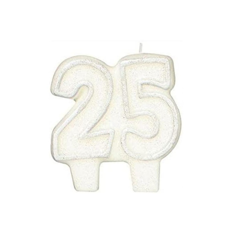 25th Birthday / Wedding Anniversary Candle
