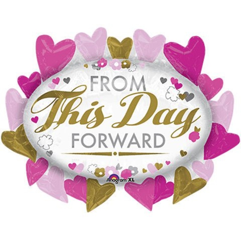 31" "From This Day Forward" Wedding Balloon