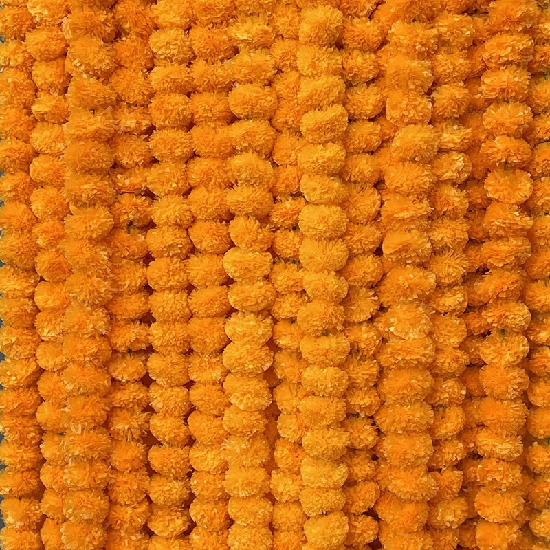 Artificial Marigold Flowers for Wedding& Festival Decoration
