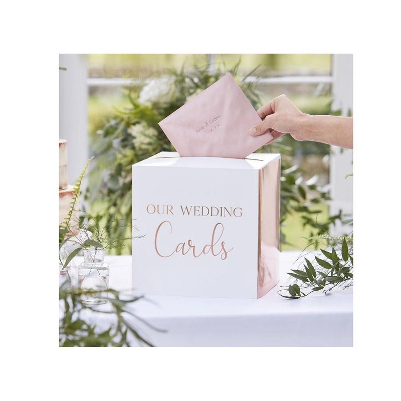 Botanical Wedding Card Box