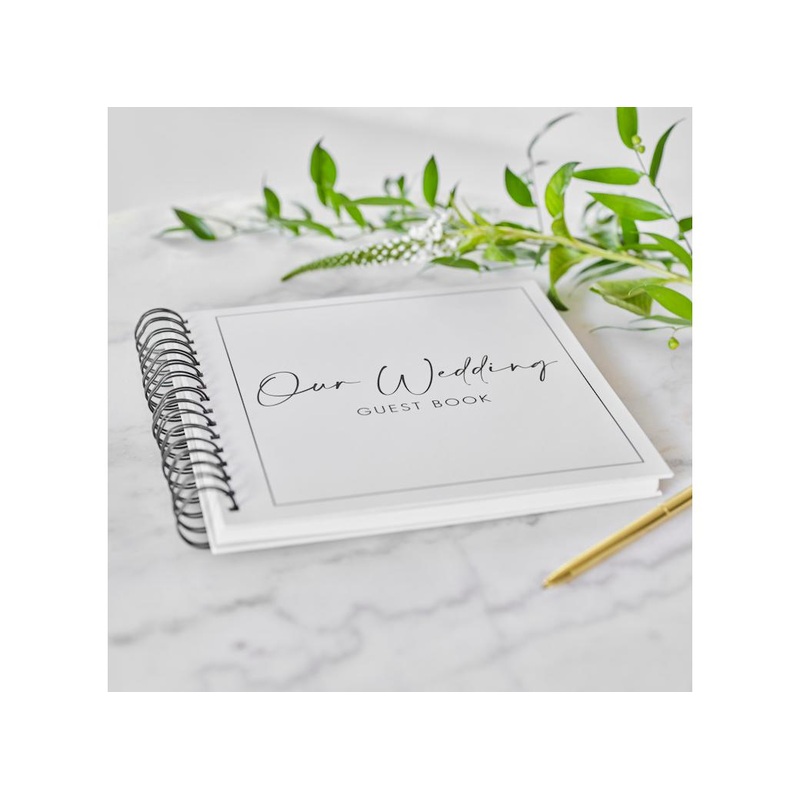 Contemporary Wedding Guest Book