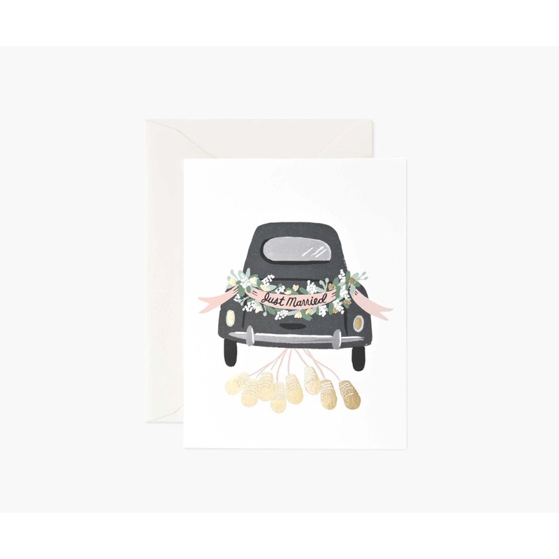 Just Married  Wedding Card