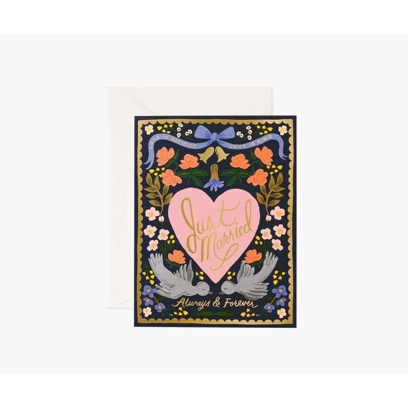 Love Birds  Wedding Card