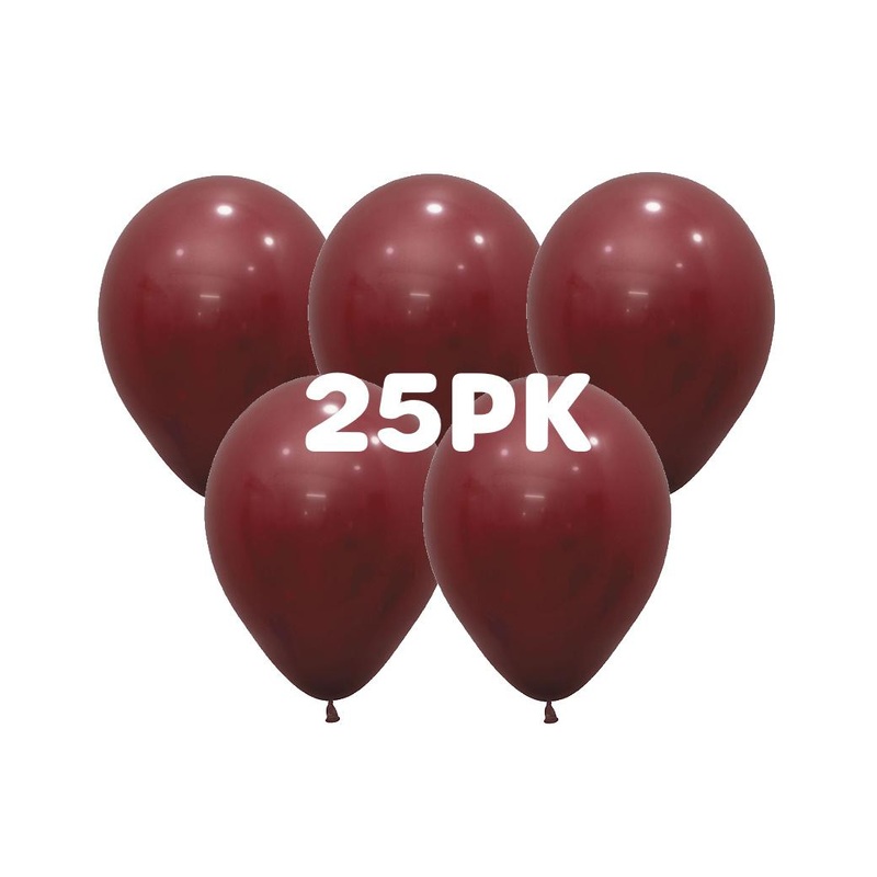 Merlot Balloons 25pk