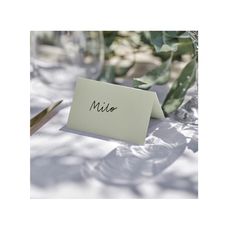 Sage Wedding Place Cards 10pk