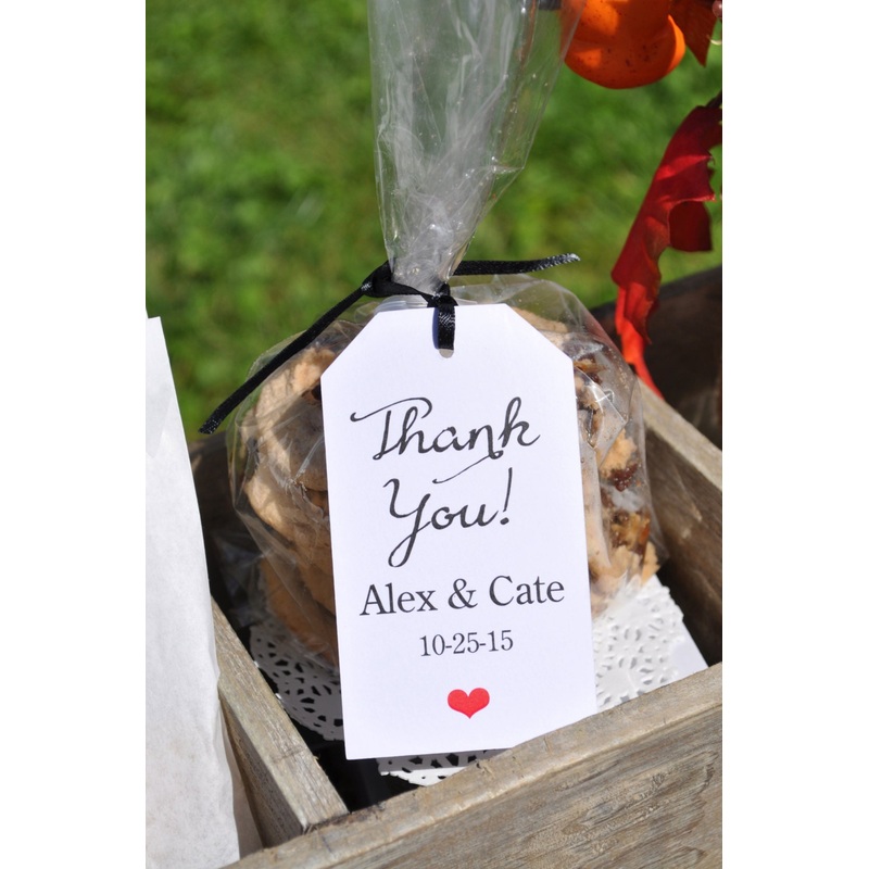 Wedding Favor Tags Thank You, Baby Shower Thank You Tags, Favor Tags, Bridal Shower Favor Tags, Birthday Thank You Tags - Set of 12