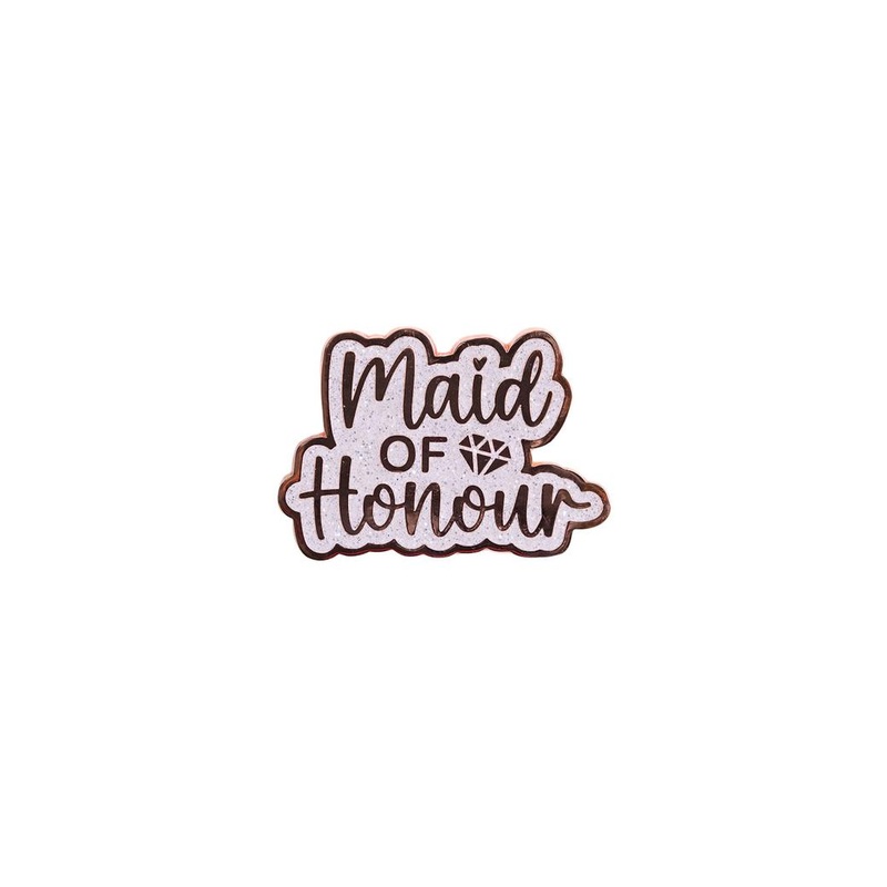 Wedding Keepsake Pin - Maid of Honour