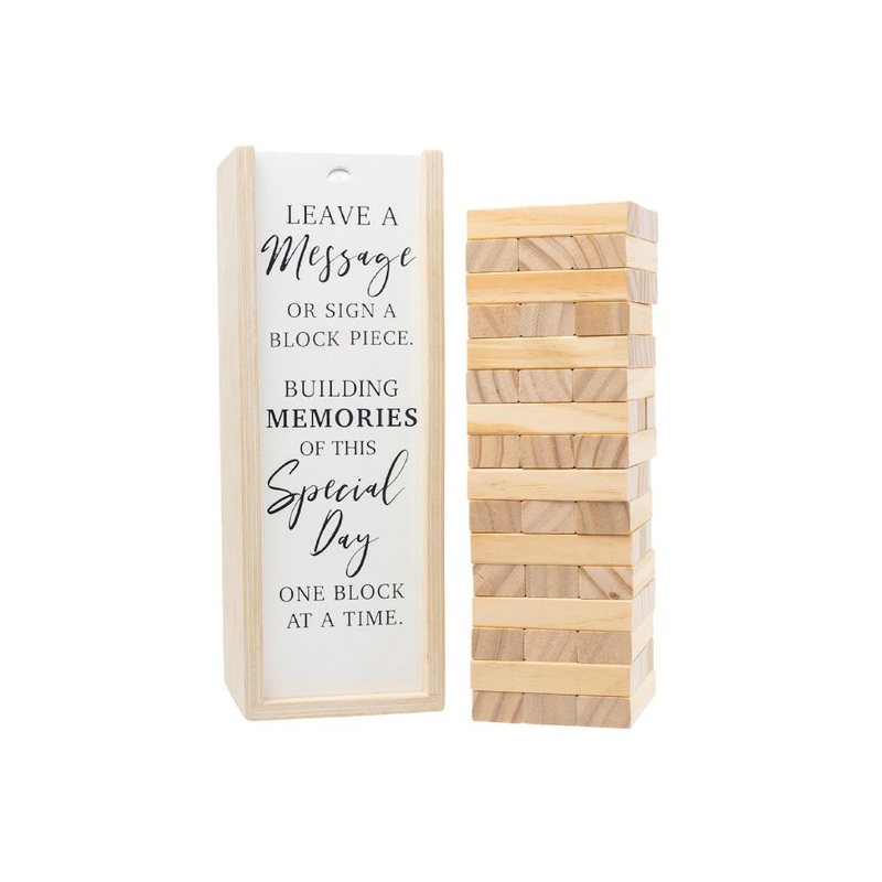 Wedding Signature Jumbling Tower