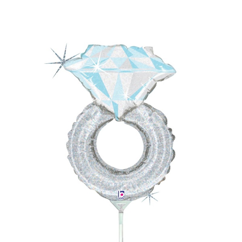 "14" Wedding Ring Mini Shape Decoration"