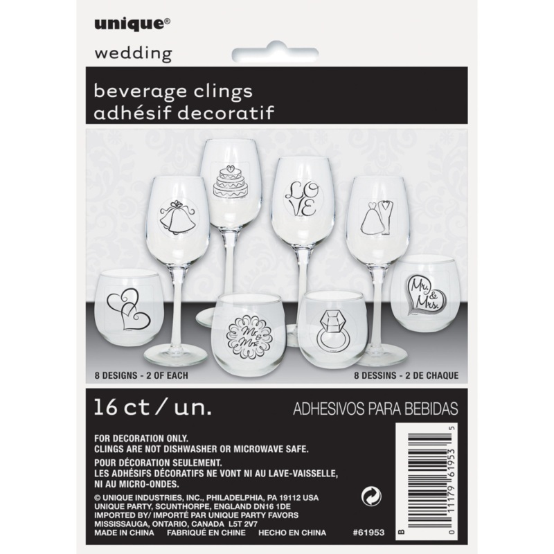 16 Wedding Beverage Clings