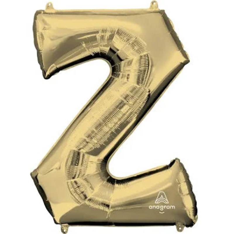 34" Gold Letter - Z