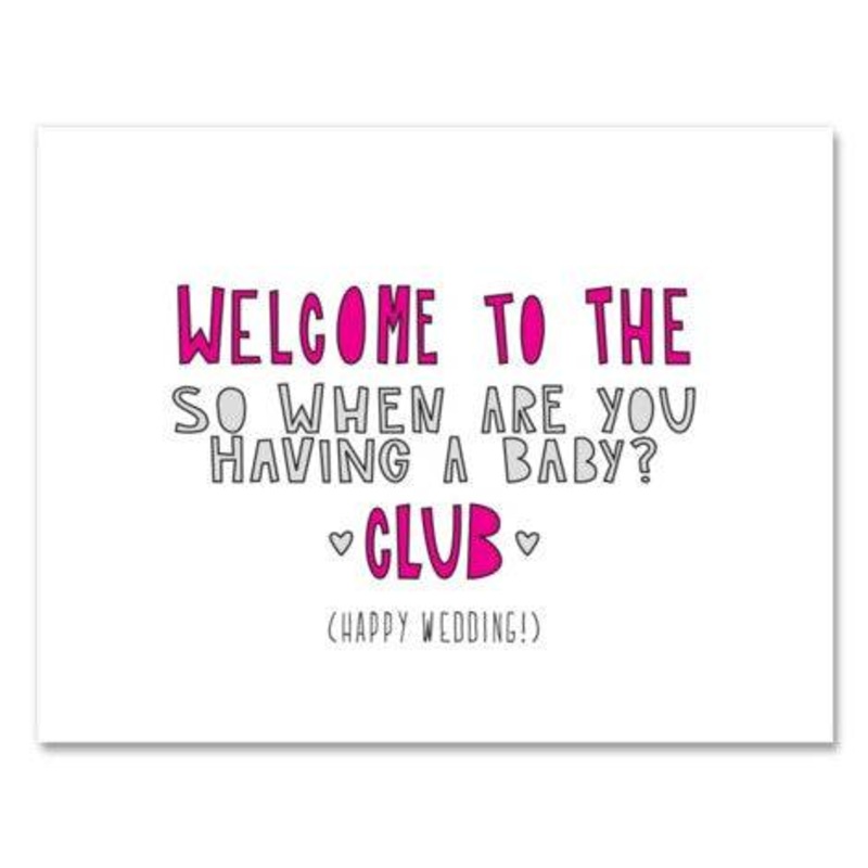 Happy Wedding Greeting Card - Near Modern Disaster