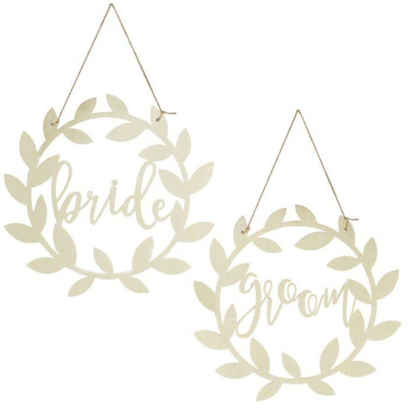 Wedding Signs Bride and Groom