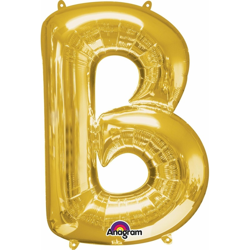 34"  Gold Letter - B