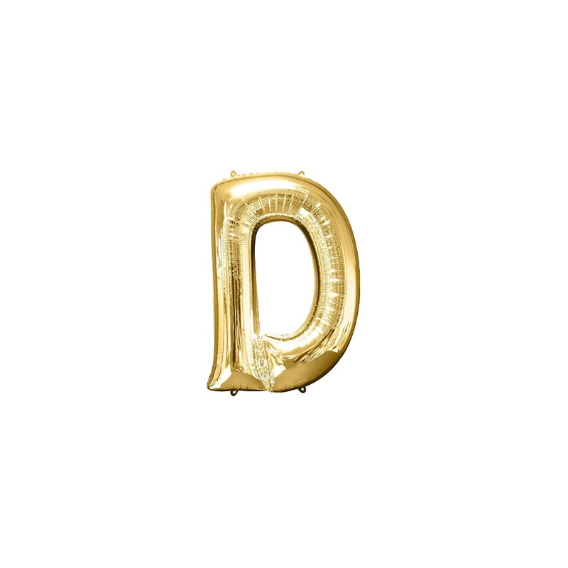 34"  Gold Letter - D