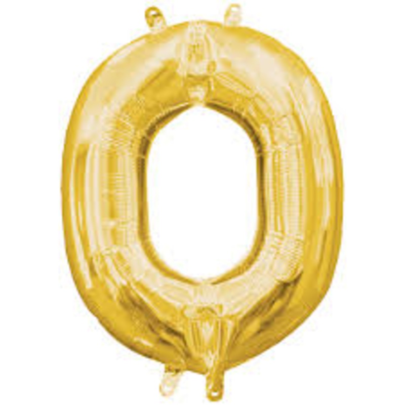34"  Gold Letter - O