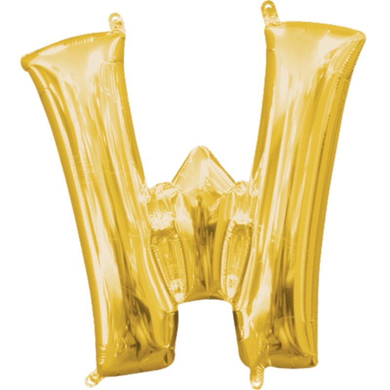 34"  Gold Letter - W