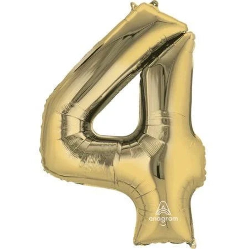 34" Gold Number - 4