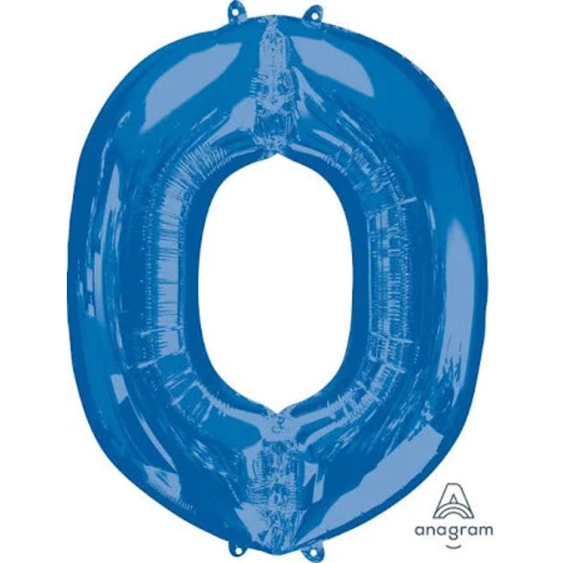 37" Blue Letter - O
