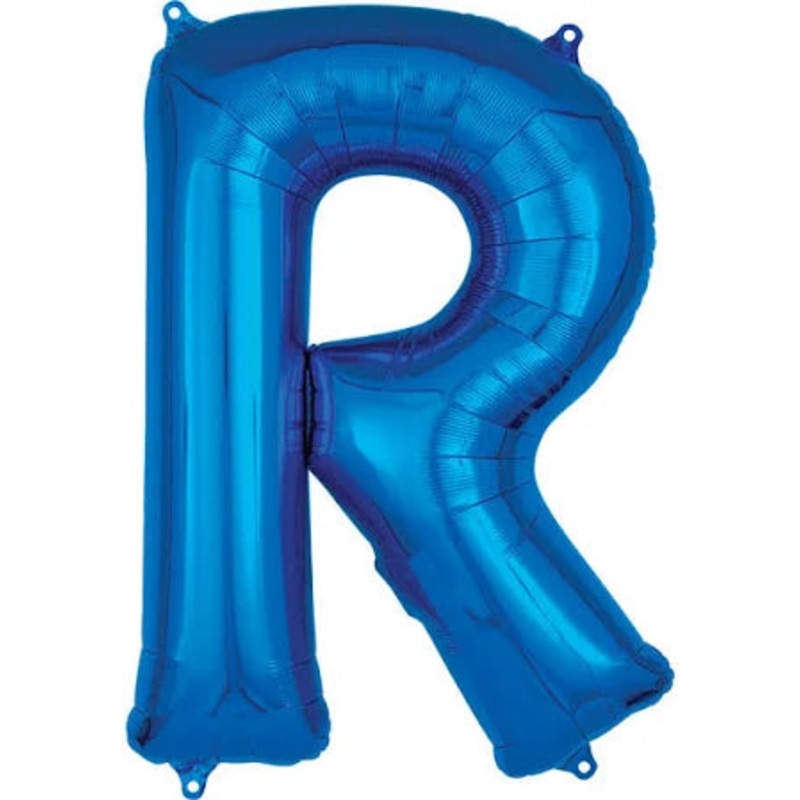 37" Blue Letter - R