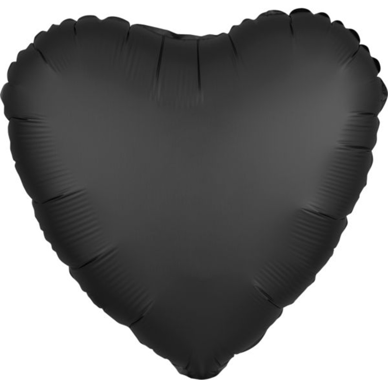Heart: Black - 18"
