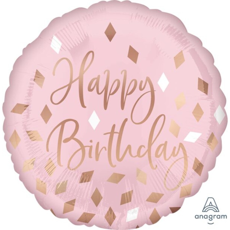 17" Blush Birthday