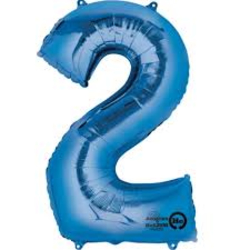 34" Blue Number - 2