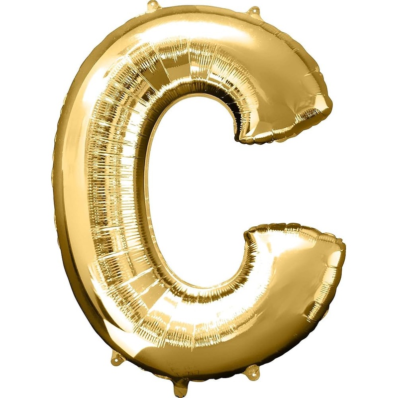 34"  Gold Letter - C