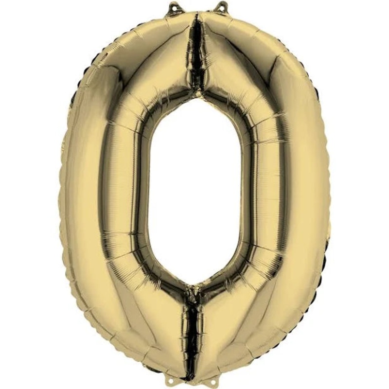 34" Gold Number - 0
