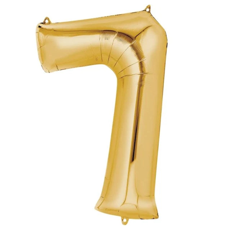 34" Gold Number - 7