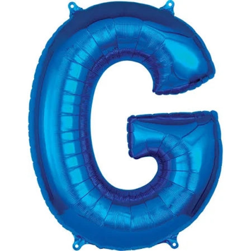 37" Blue Letter - G
