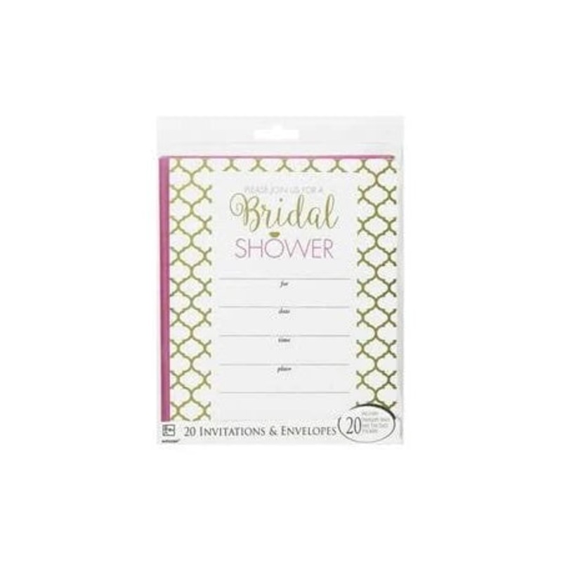Bridal Shower Invitations 20ct